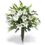 Ramo de lilium blancos